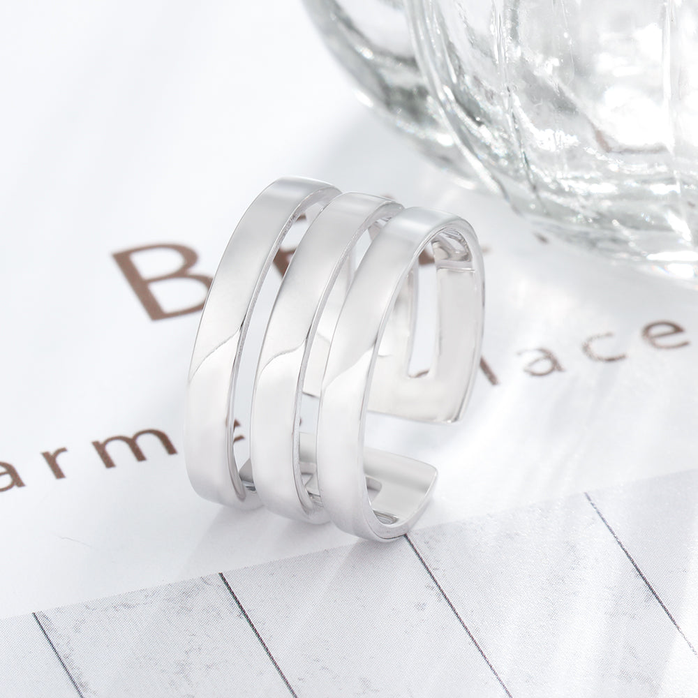 Personalized Three Name Ring