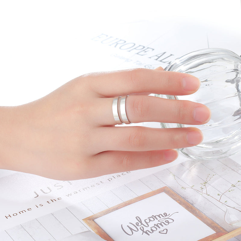 Engraved Stainless Steel Ring