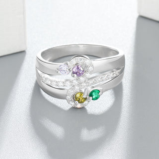 925 Sterling Silver Birthstone Ring