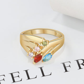 925 Sterling Silver Birthstone Ring