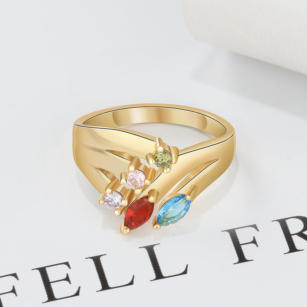 925 Sterling Silver Birthstone Ring