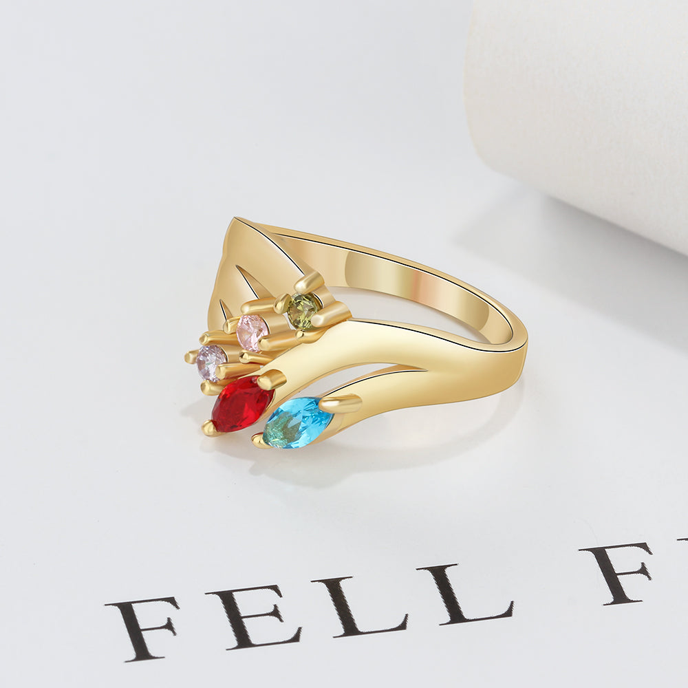 925 Sterling Silver Birthstone Ring