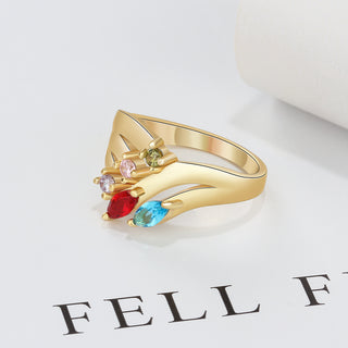 925 Sterling Silver Birthstone Ring