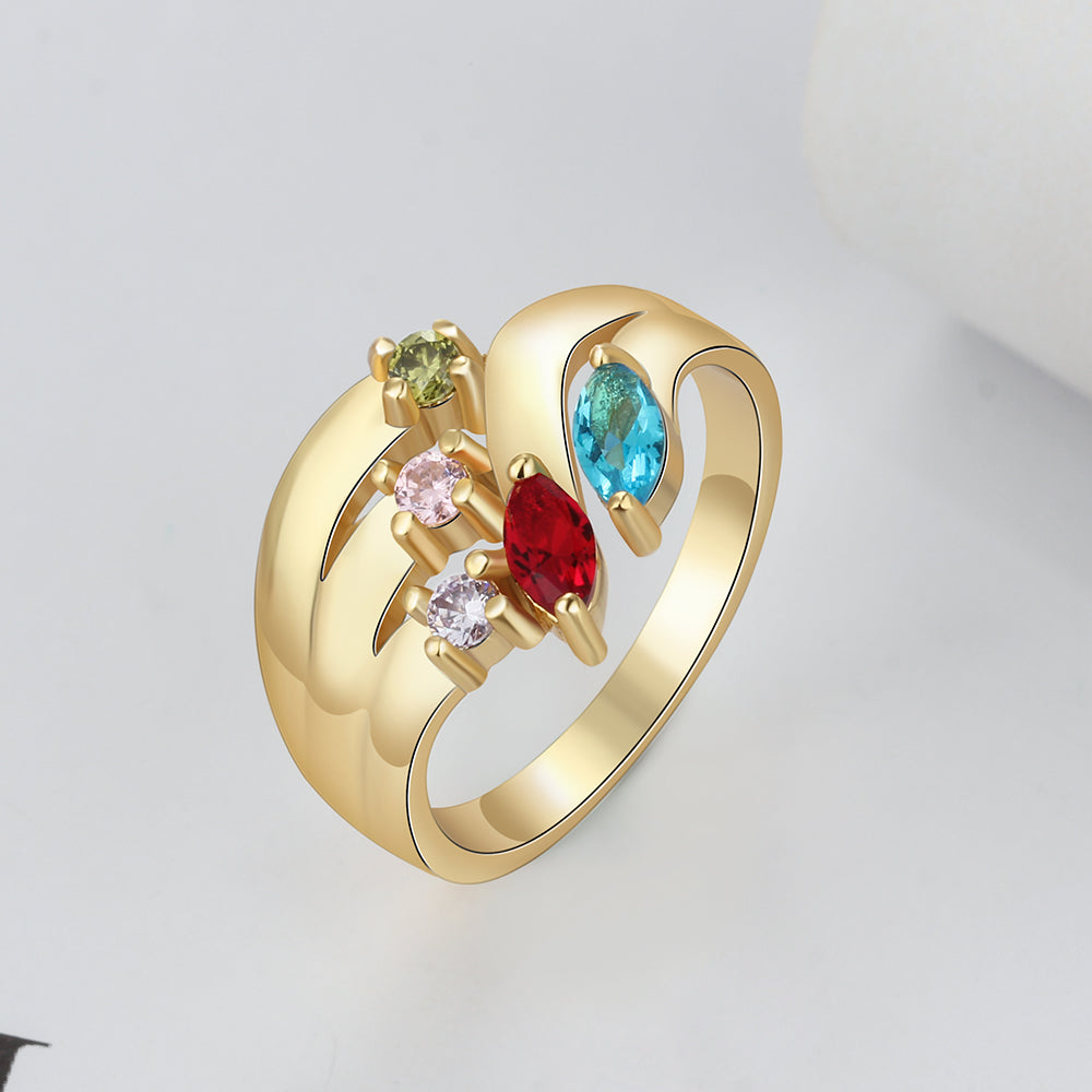 925 Sterling Silver Birthstone Ring