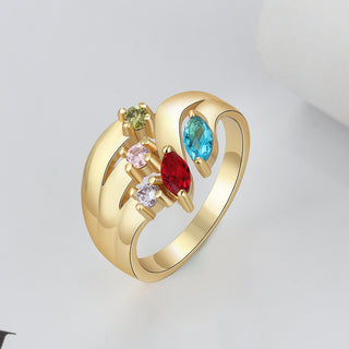 925 Sterling Silver Birthstone Ring