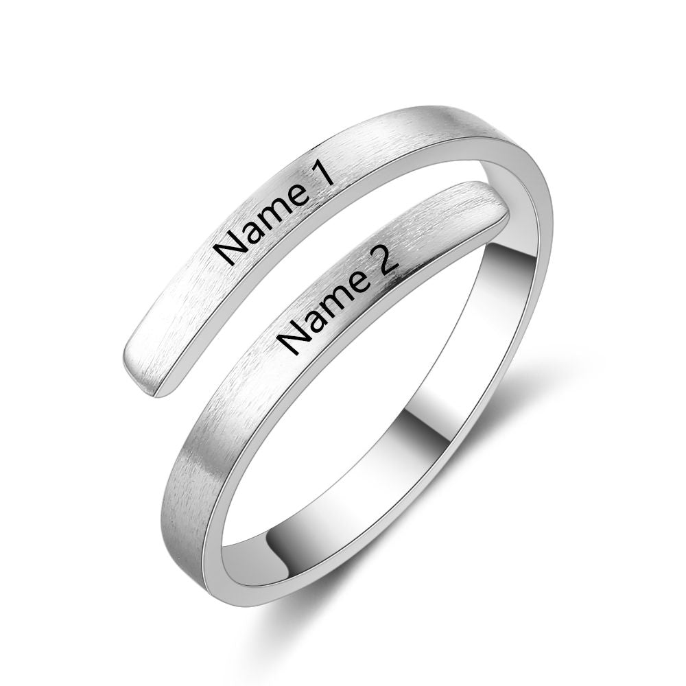 Copper Name Opening Rings