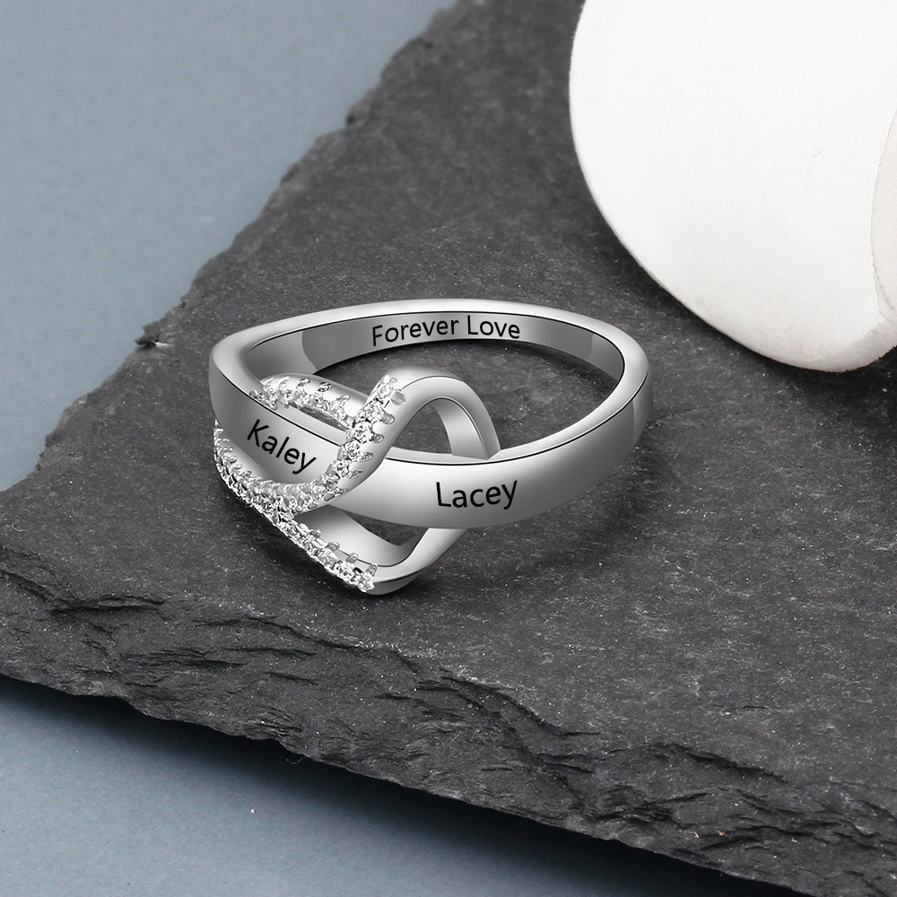 Personalized Name CZ Ring