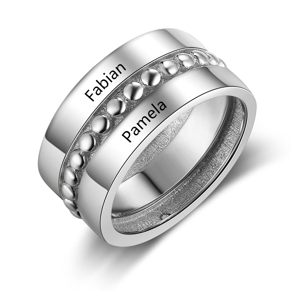 Fashion Rhodium Plated Ring