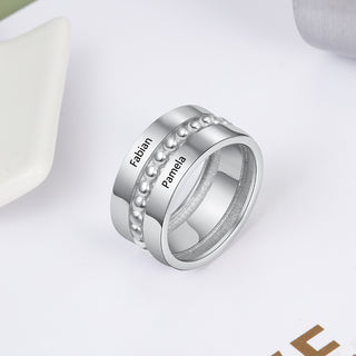 Fashion Rhodium Plated Ring
