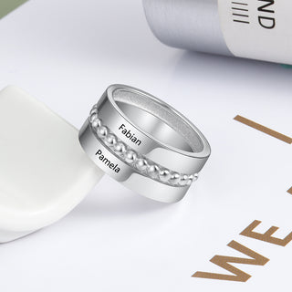 Fashion Rhodium Plated Ring