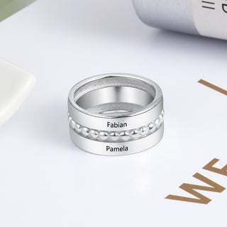 Fashion Rhodium Plated Ring