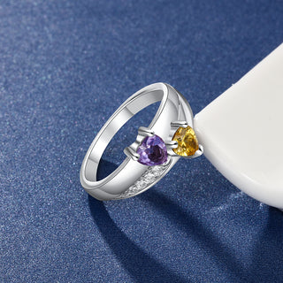 925 Sterling Silver Birthstone Ring