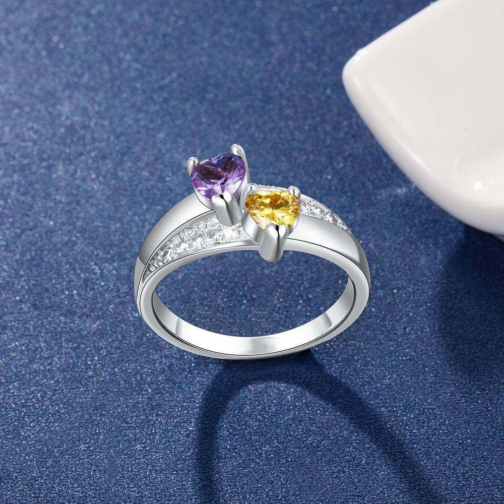 925 Sterling Silver Birthstone Ring