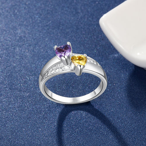 925 Sterling Silver Birthstone Ring