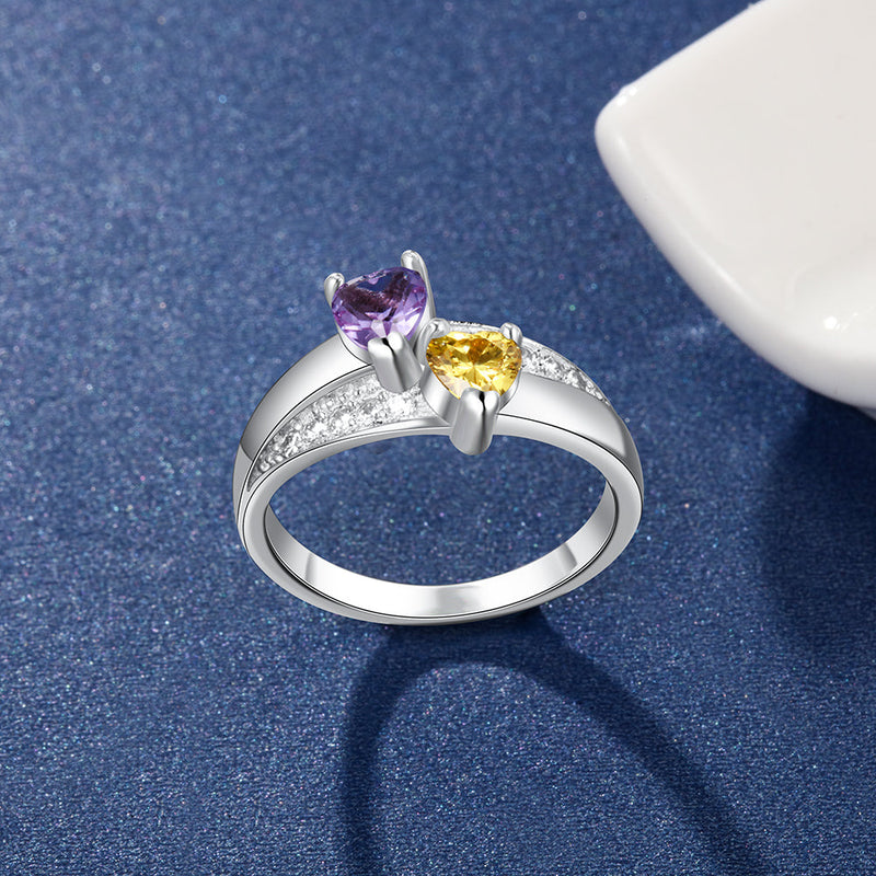925 Sterling Silver Birthstone Ring