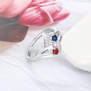 Cubic Zirconia Names Ring
