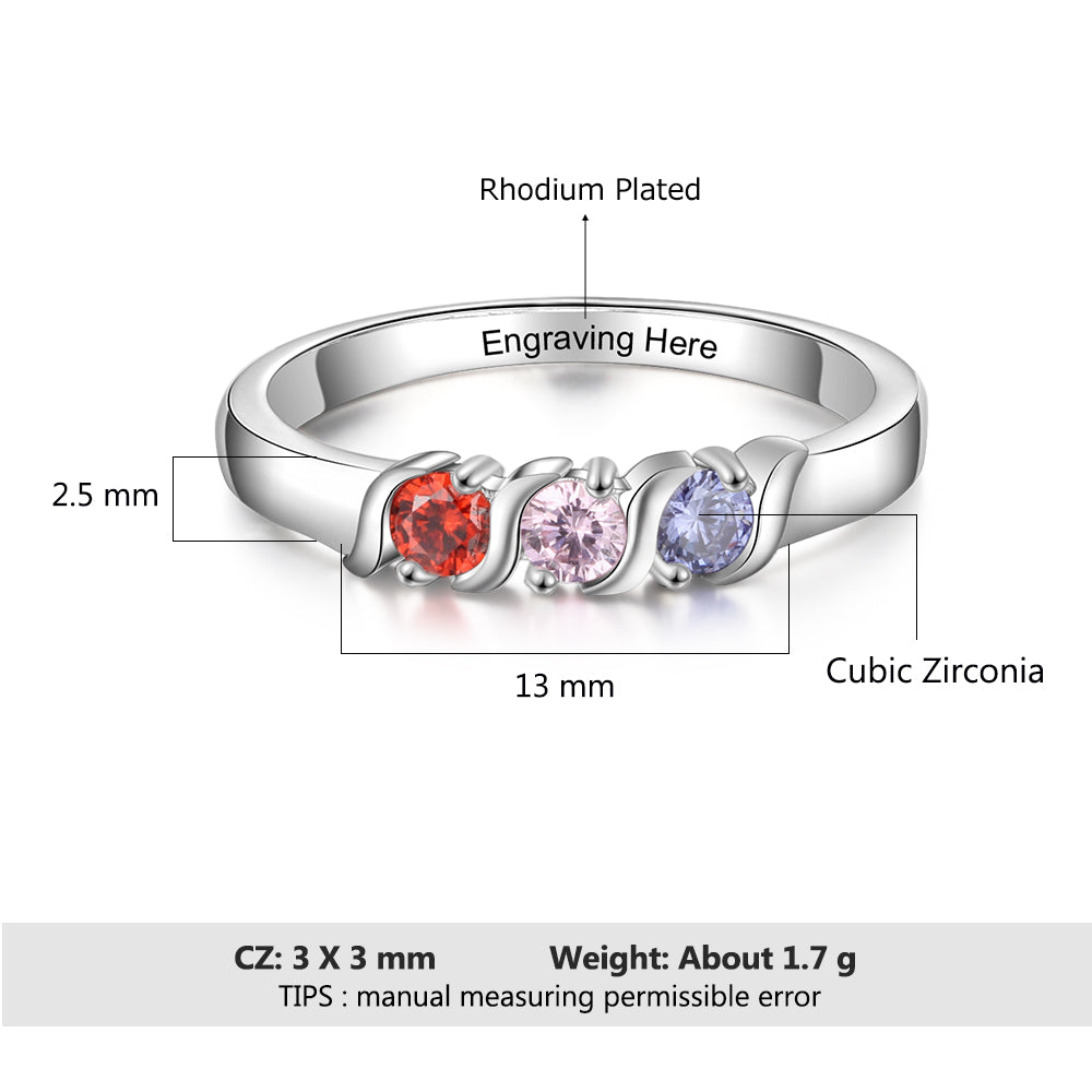 Copper Birthtsone Ring