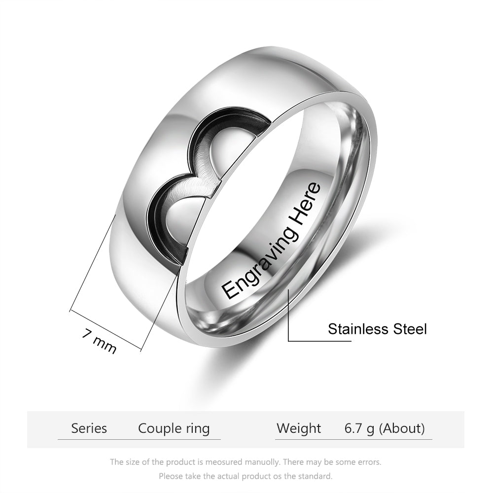 Personalized Stainless Steel Ring
