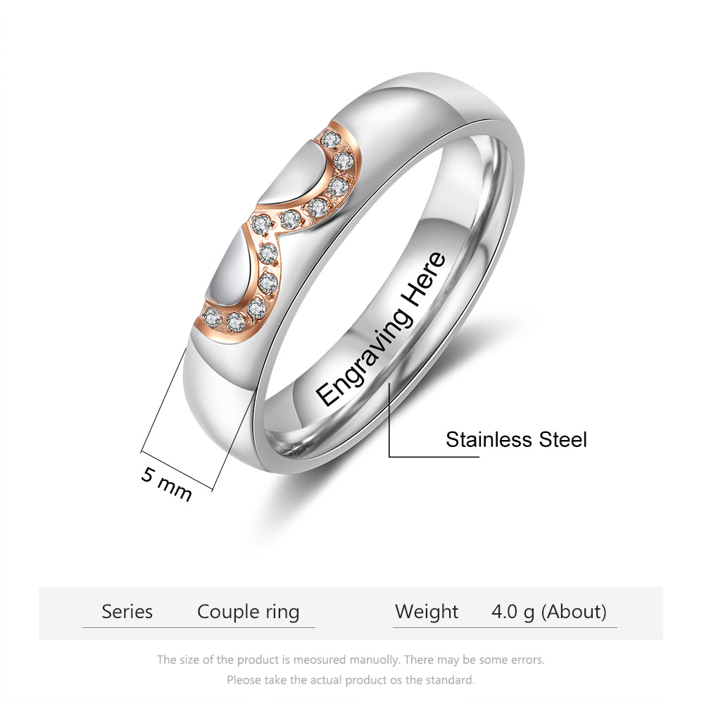 Personalized Stainless Steel Ring