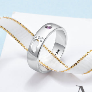 Hollow Baby Feet Ring