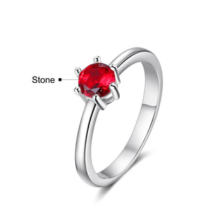 Custom Birthstone Ring