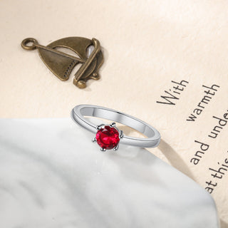 Custom Birthstone Ring