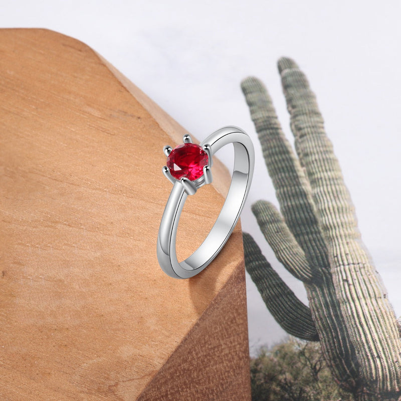 Custom Birthstone Ring