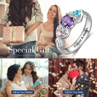 Copper Custom Birthstone Ring