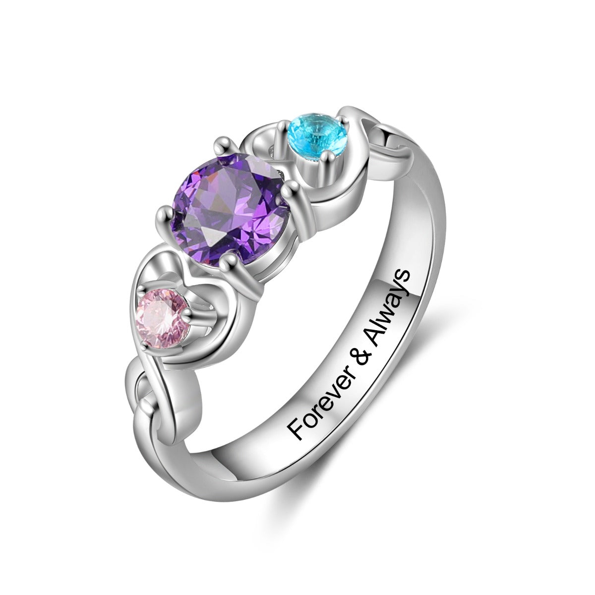 Copper Custom Birthstone Ring