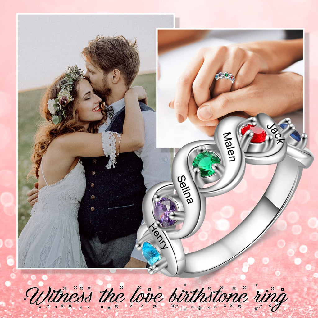 Custom Birthstone Ring