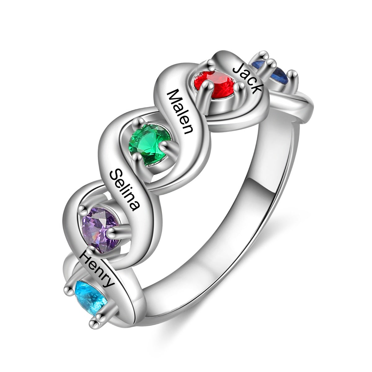 Custom Birthstone Ring