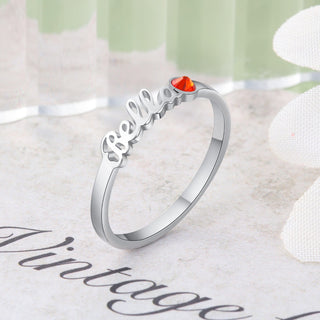 Jewelry Custom Name Ring