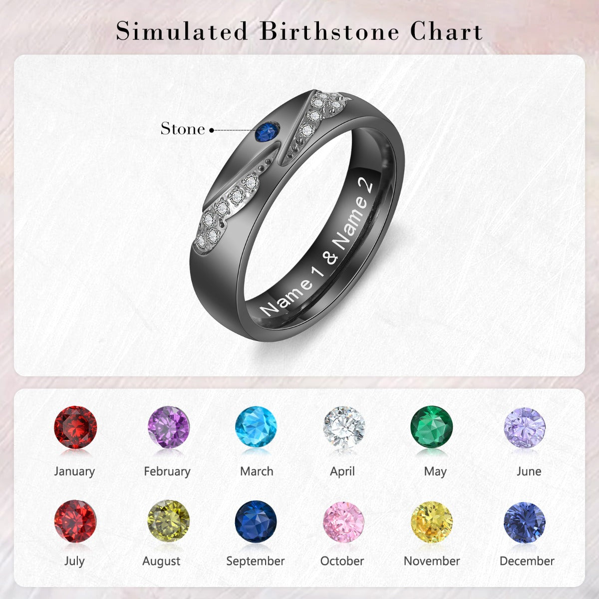 Personalized Couple Ring