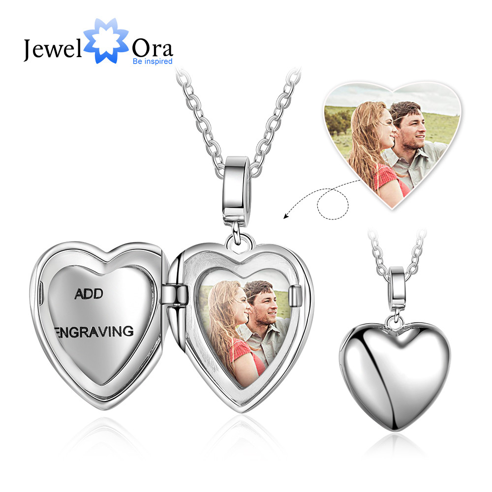 925 Sterling Silver Personalized Photo Necklace