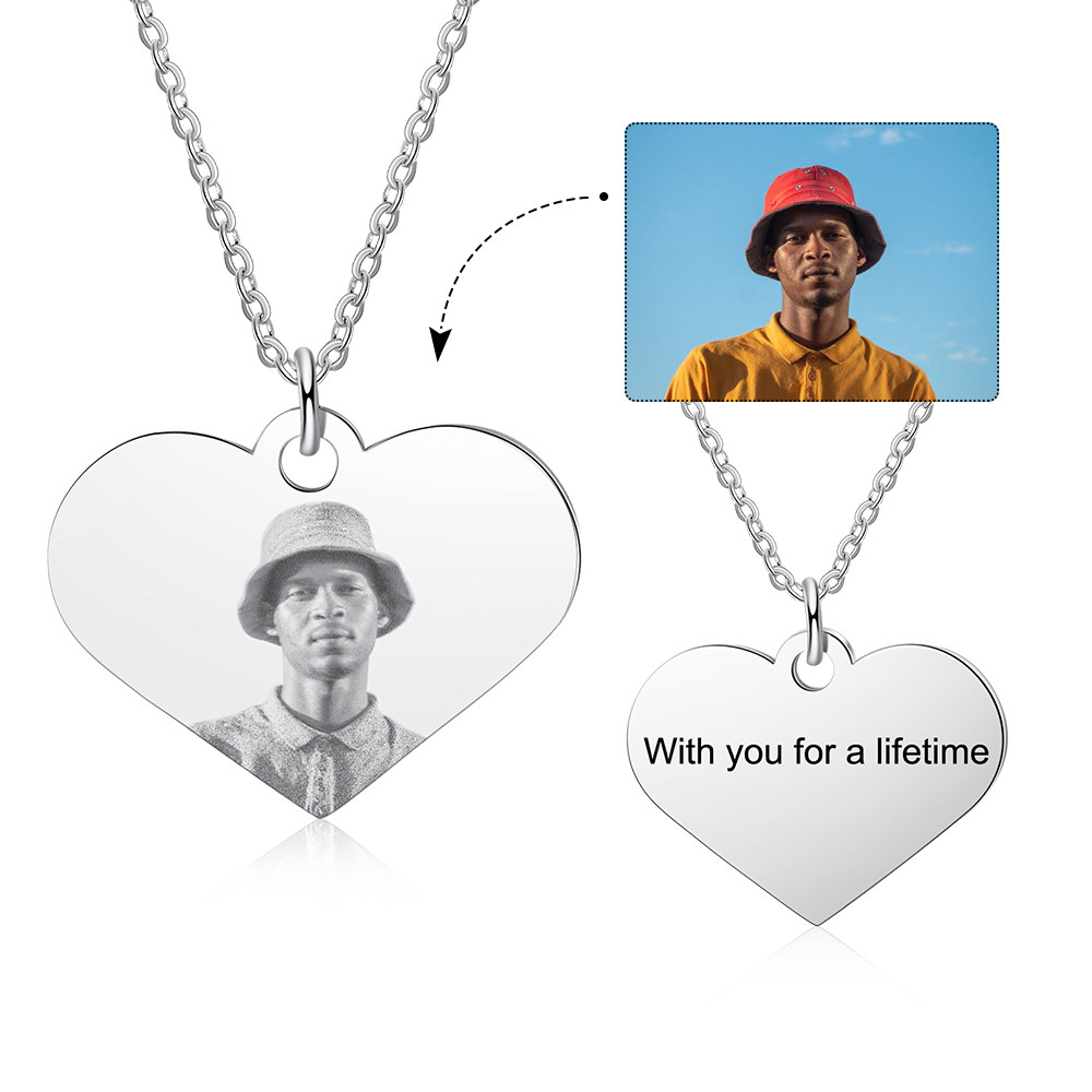 Best Dropship Product*Personalized Stainless Steel Photo Necklace#NE105279