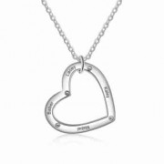 Best Dropship Product*Personalized Rhodium Plated Nameplate Bar Necklace#NE103166