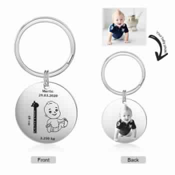 Best Dropship Product*Personalized Stainless Steel Photo Keychain#AS102626