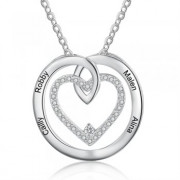 Best Dropship Product*Personalized Rhodium Plated Necklace#NE105036