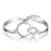 Best Dropship Product Engraved Rhoidum Plated Bracelet#BA102641