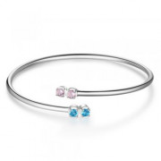 Best Dropship Products* Birthstone and Engraved Rhodium Plated Bracelet#BA102461