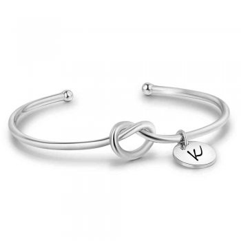 Personalized Rhodium Plated Bracelet #BA102096