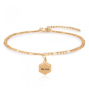 Best Dropship Product*Personalized Rhodium Plated Bracelet#AS102677