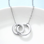 Stainless Steel Interlocking Name Necklace