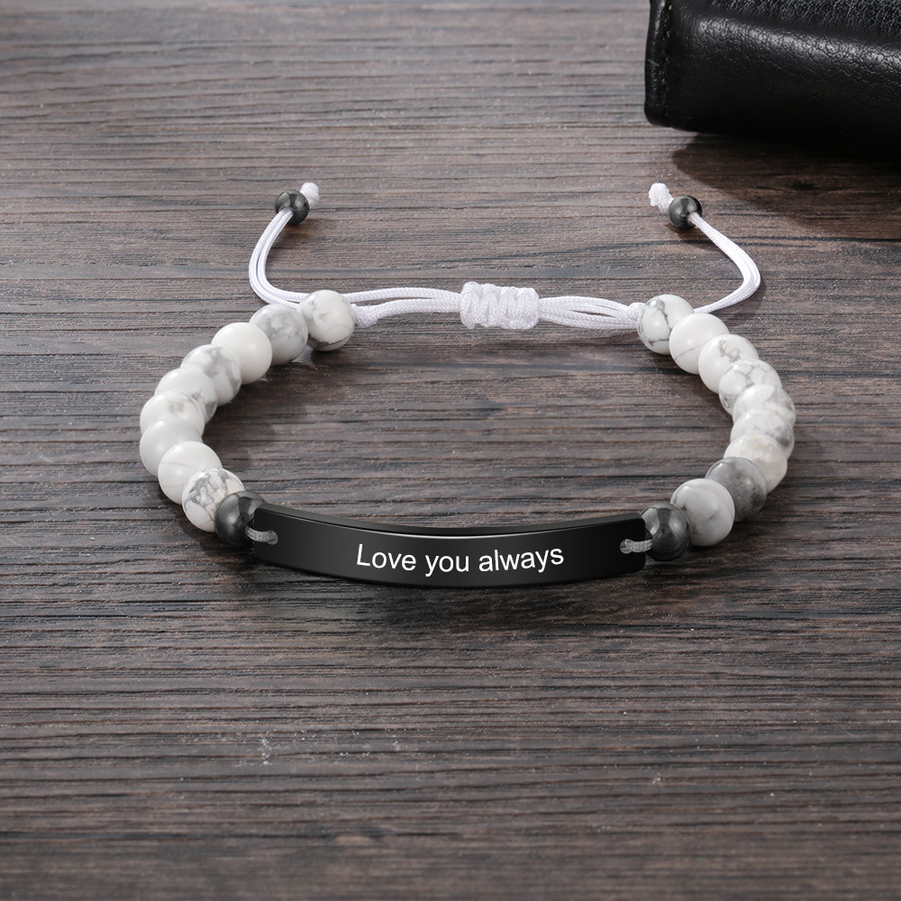 Personalized Stainless Steel Bracelet