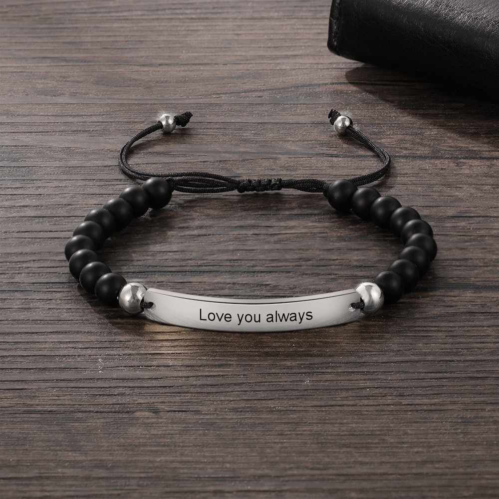 Personalized Stainless Steel Bracelet