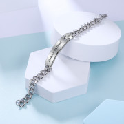 Engraving Stainless Steel Bracelet