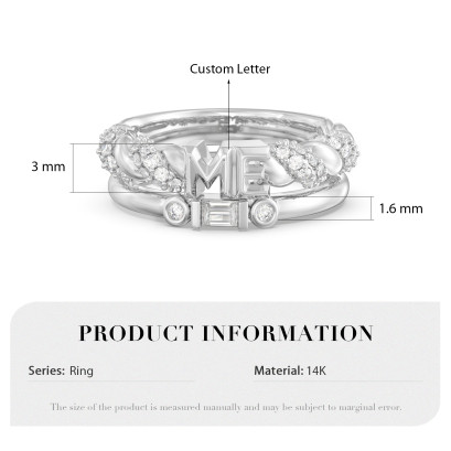 Custom 3D Jewelry Couple Ring