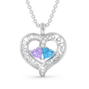 Custom 3D Jewelry Heart Necklace