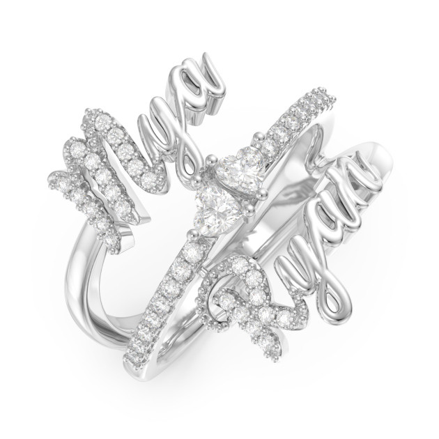 Custom 3D Jewelry Name Ring