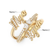 Custom 3D Jewelry Name Ring